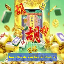 baralho de cartas simbolos